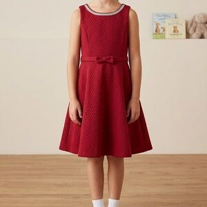 Sugar Plum Rhinestone Trim Dress